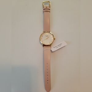 NWT Kate Spade Ladies Metro Monogram Leather Watch